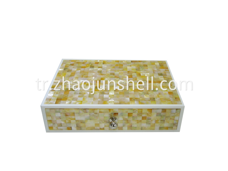 golden mother of pearl amenity box
